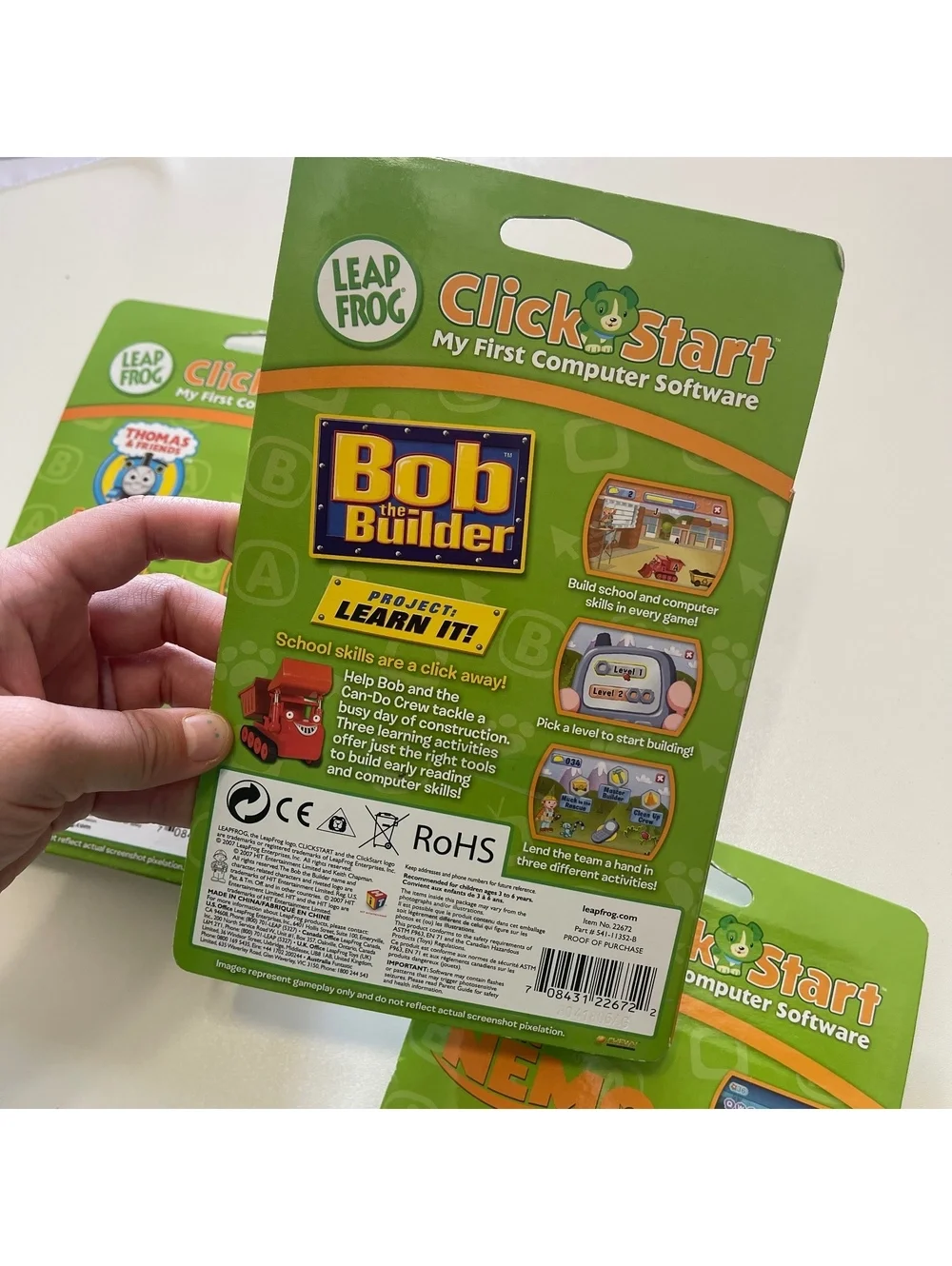 Leap Frog Click Start Pre-K/K 3-6 Years Bundle